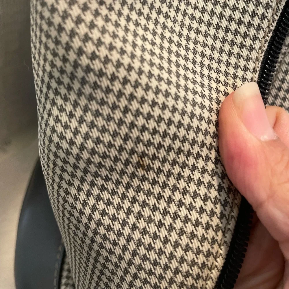 90’s houndstooth Esprit bucket backpack